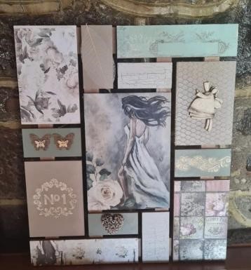 Mixed Media Board/Memory or Vision Board